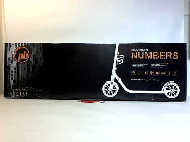 Paspirtukas PB Numbers, 200mm, mėlynas
