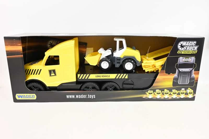 WADER 36431 Magic Truck Technic vilkikas su buldozeriu