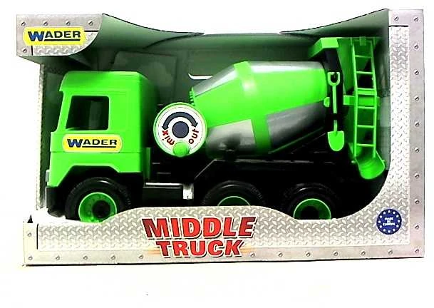 WADER 32104 Middle Truck - Žalioji betono maišyklė