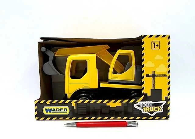 WADER 35366 Tech sunkvežimių ekskavatorius kartoninėje dėžutėje