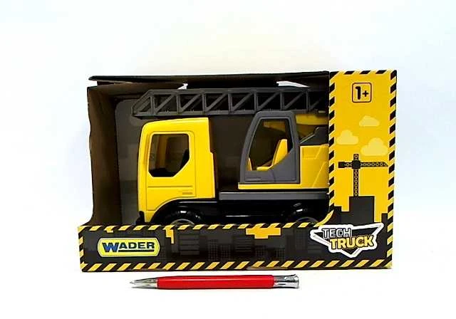 Wader Tech Truck Ugniagesių brigada kartoninėje dėžutėje