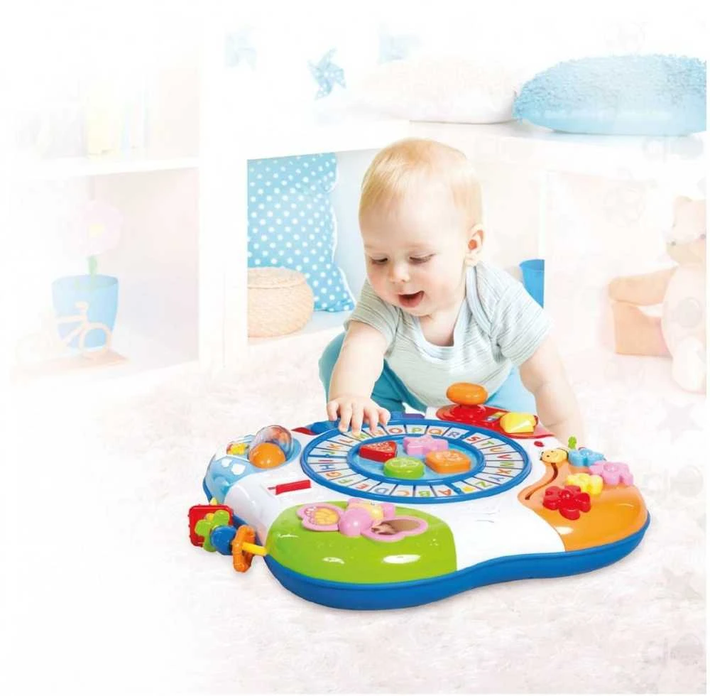 Winfun Edukacinis žaislinis staliukas "Letter Train & Piano Activity Table", žaislas lenkų k. (000801)