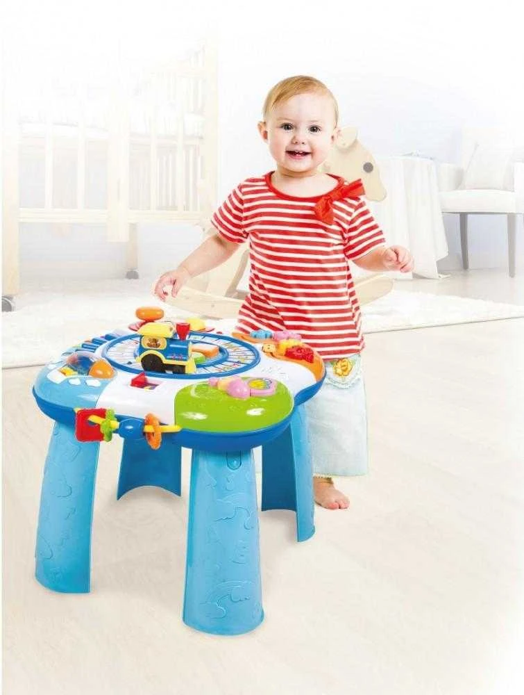 Winfun Edukacinis žaislinis staliukas "Letter Train & Piano Activity Table", žaislas lenkų k. (000801)
