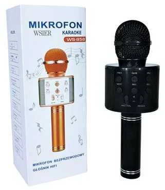 Wk Zabawki Mikrofonas W&K Žaislų mikrofonas JYWK369-6 juoda
