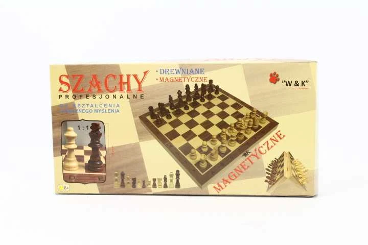 Wk Zabawki W&K Vidutinio dydžio medinė karališka šachma