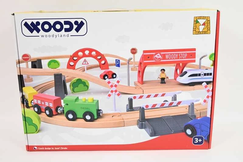 WOODYLAND Drew. Elektrinis traukinys. Lokomotyvas. Viadukas 60 vnt. 30647