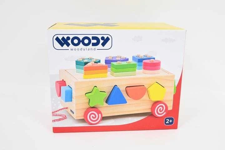 Woodyland WOODYLAND Vežimėlis su klockami 3w2 91988 19888
