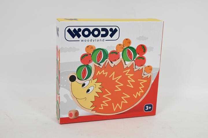 WOODYLAND Gebėjimų žaidimas Balansuojantis ežiukas 90919 09193