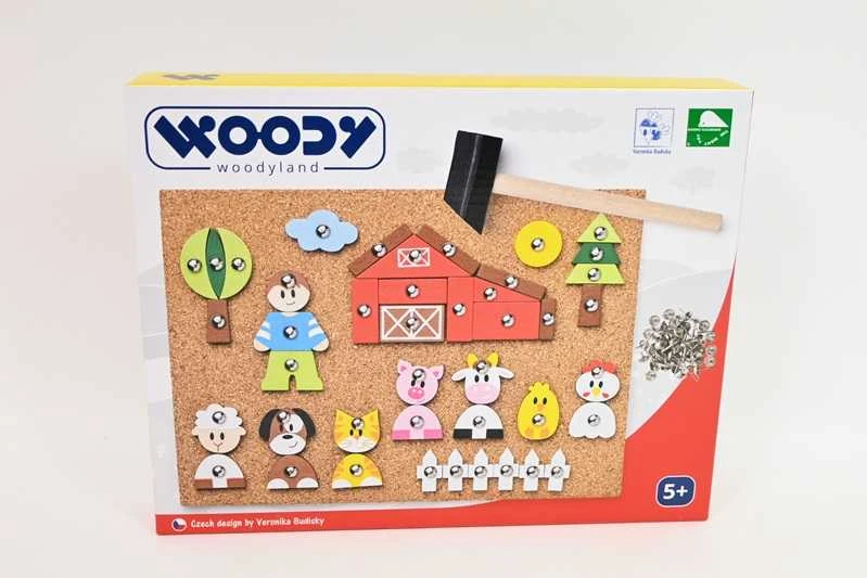 WOODYLAND Kamštinė lenta, prikalama, gyvūno formos, 150 07014