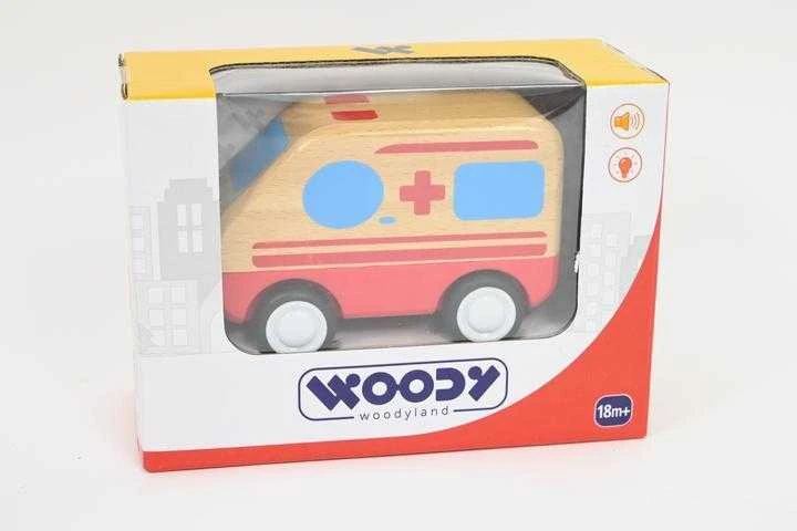 WOODYLAND greitosios pagalbos automobilis su traukimo mechanizmu 92045 20457