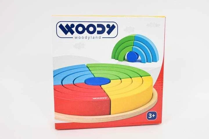 WOODYLAND sulankstomi vaivorykštės diskai 91994 19949