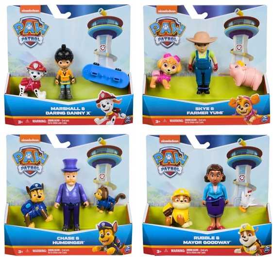 Žaislinių figurelių rinkinys Spin Master Paw Patrol Hero Pups
