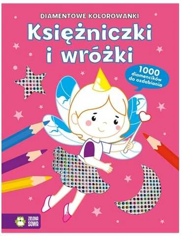 Zielona Sowa ZIELONASOWA deimantiniai spalvinimo puslapiai Princesės ir fėjos 81201