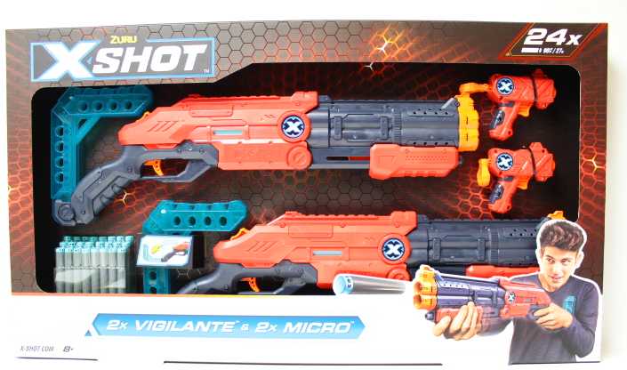 XShot *****ZURU X-SHOT Excel DoubleVig.wyrzut24s 36584