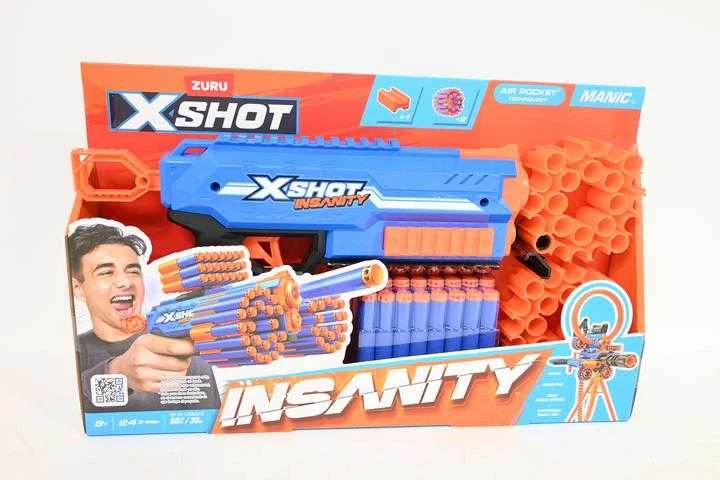 XSHOT - Beprotybės 1 serija Manic - 24Darts - (36603)