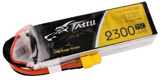 Gens Ace & Tattu Tattu 2300mAh 14.8V 75C 4S1P XT60 akumuliatorius