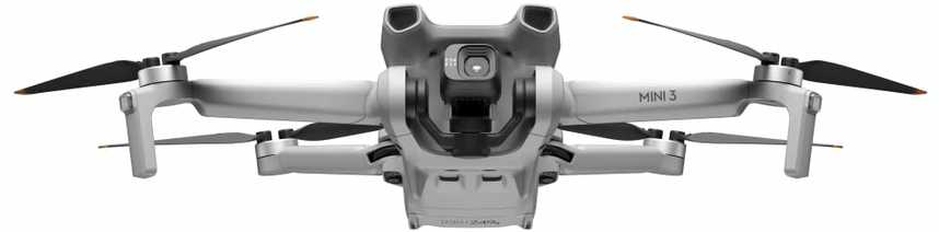 Dronas DJI Mini 3 Fly More Combo su DJI RC valdymo pultu ir papildomais aksesuarais
