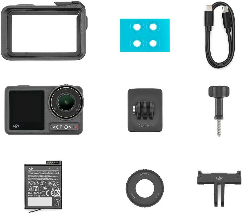 DJI Osmo Action 4 veiksmo kamera / Standard Combo