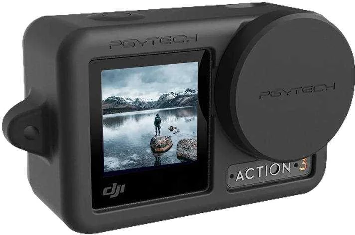 PGYTECH OSMO Action silikoninis guminis dėklas (juodas)