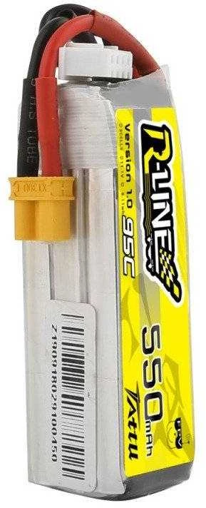 Gens Ace & Tattu Akumuliatorius Tattu R -Line 550mAh 11.1V 95C 3S1P XT30