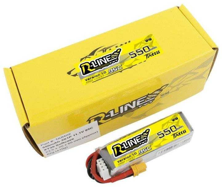Gens Ace & Tattu Akumuliatorius Tattu R -Line 550mAh 11.1V 95C 3S1P XT30
