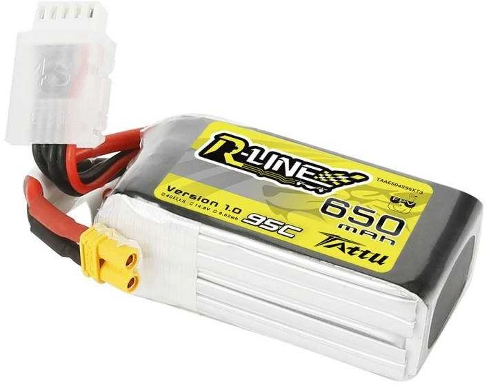 Gens Ace & Tattu Akumuliatorius Tattu R-Line 650mAh 14.8V 95C 4S1P XT30