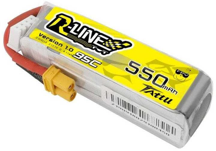 Gens Ace & Tattu Akumuliatorius Tattu R -Line 550mAh 11.1V 95C 3S1P XT30