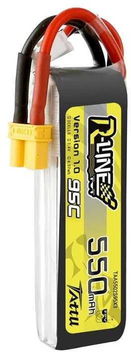Gens Ace & Tattu Akumuliatorius Tattu R -Line 550mAh 7.4V 95C 2S1P XT30