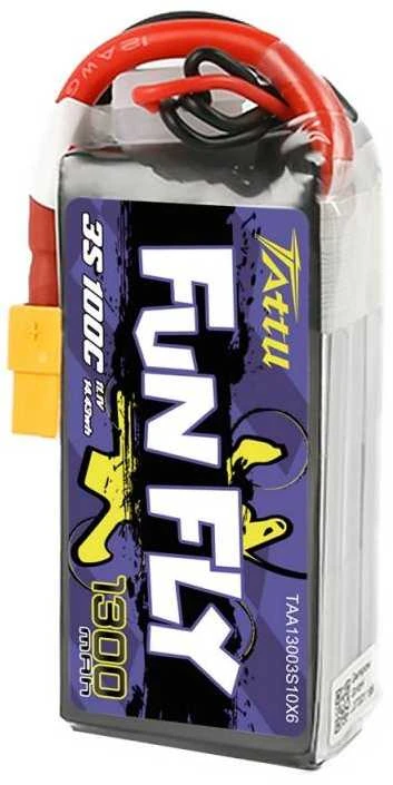 Gens Ace & Tattu Gens Ace Akumuliatorius Tattu Funfly 1300mAh 11.1V 100C 3S1P