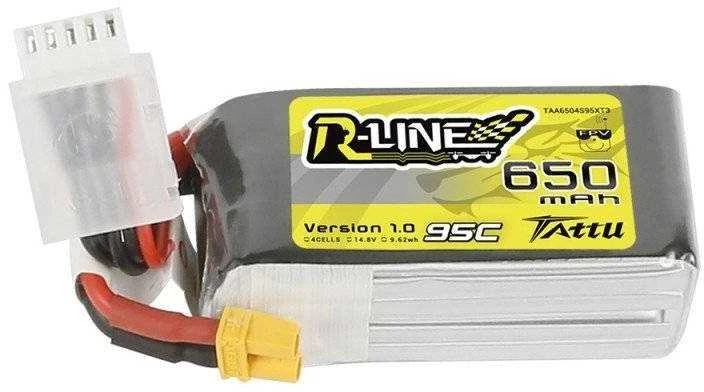 Gens Ace & Tattu Akumuliatorius Tattu R-Line 650mAh 14.8V 95C 4S1P XT30