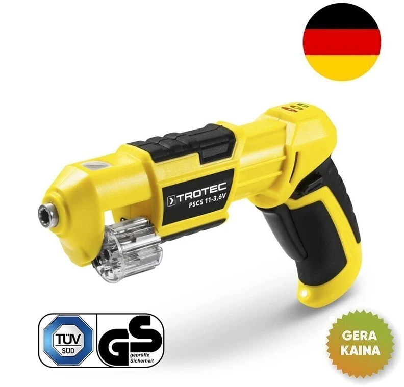 Akumuliatorinis suktuvas-gręžtuvas Trotec PSCS 11-3.6V