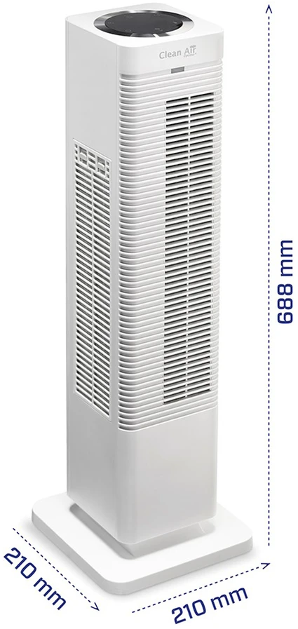 Bokštinis ventiliatorius - šildytuvas Clean Air CA-904W