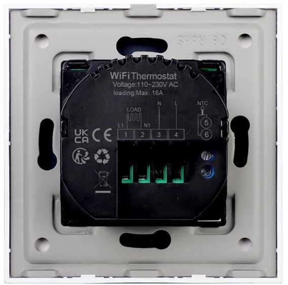 Elektroninis programuojamas termostatas be rėmelio Feelspot FSSWT16, Tuya