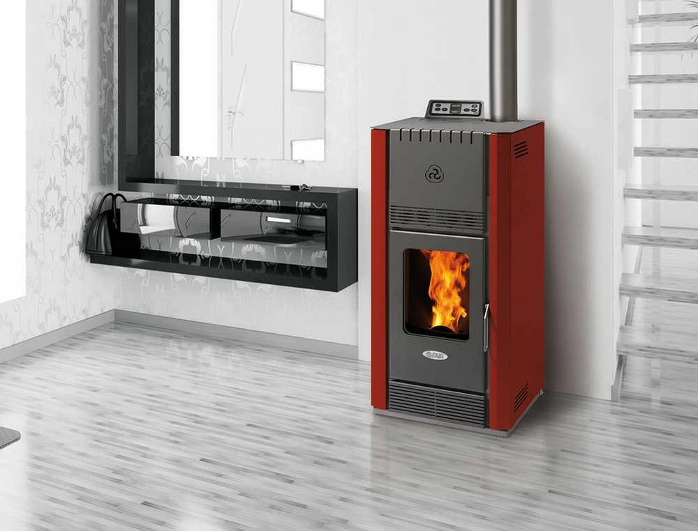 Nepriskirta Fair Granulinė krosnelė TMNMC10 (šone kokliai, juoda, šild.galia 10kW, Italija)