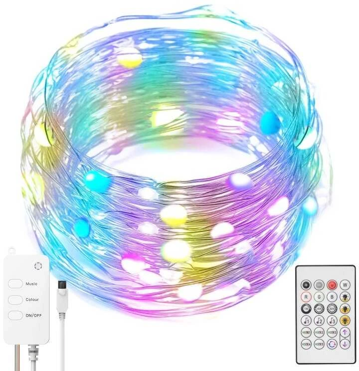 Išmanioji girlianda su valdikliu Feelspot FS-RSL02W 10m Wi-fi, Tuya