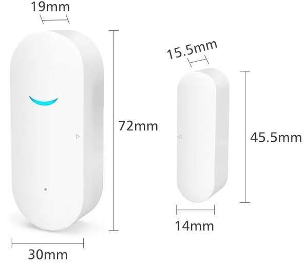 Išmanusis bevielis durų ir langų judesio jutiklis Feelspot FS-DS02W Wifi, Tuya