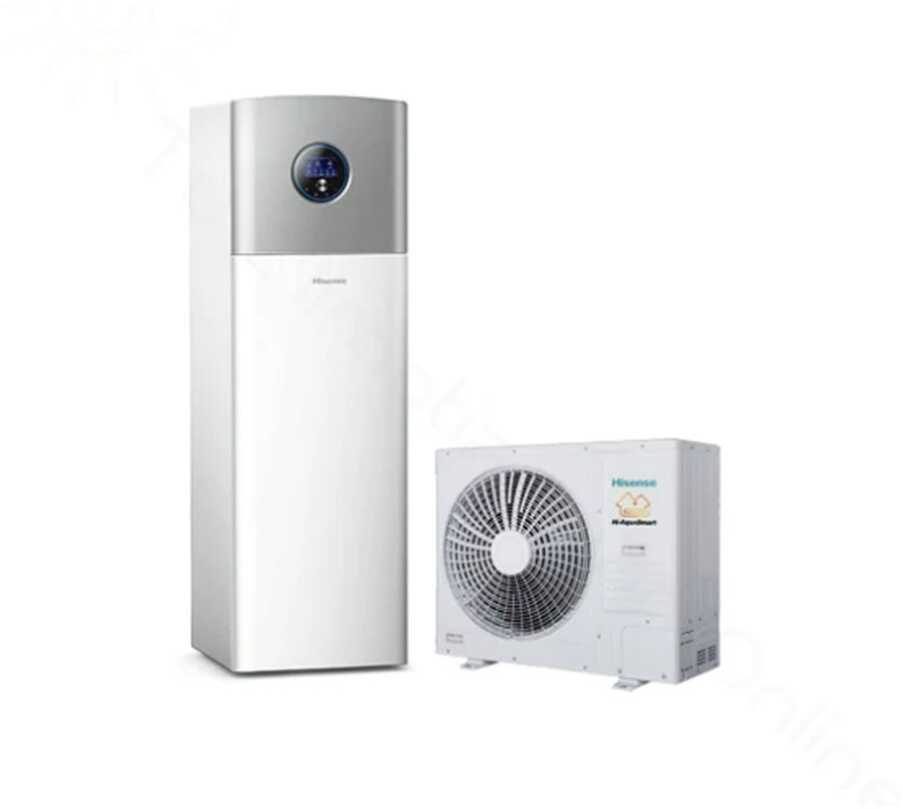 Šilumos siurblys oras vanduo 6,0kW su integruotu 230l boileriu Hisense AHW-060HCDS1 + AHS-060HCDSAA-23 (kompl.)
