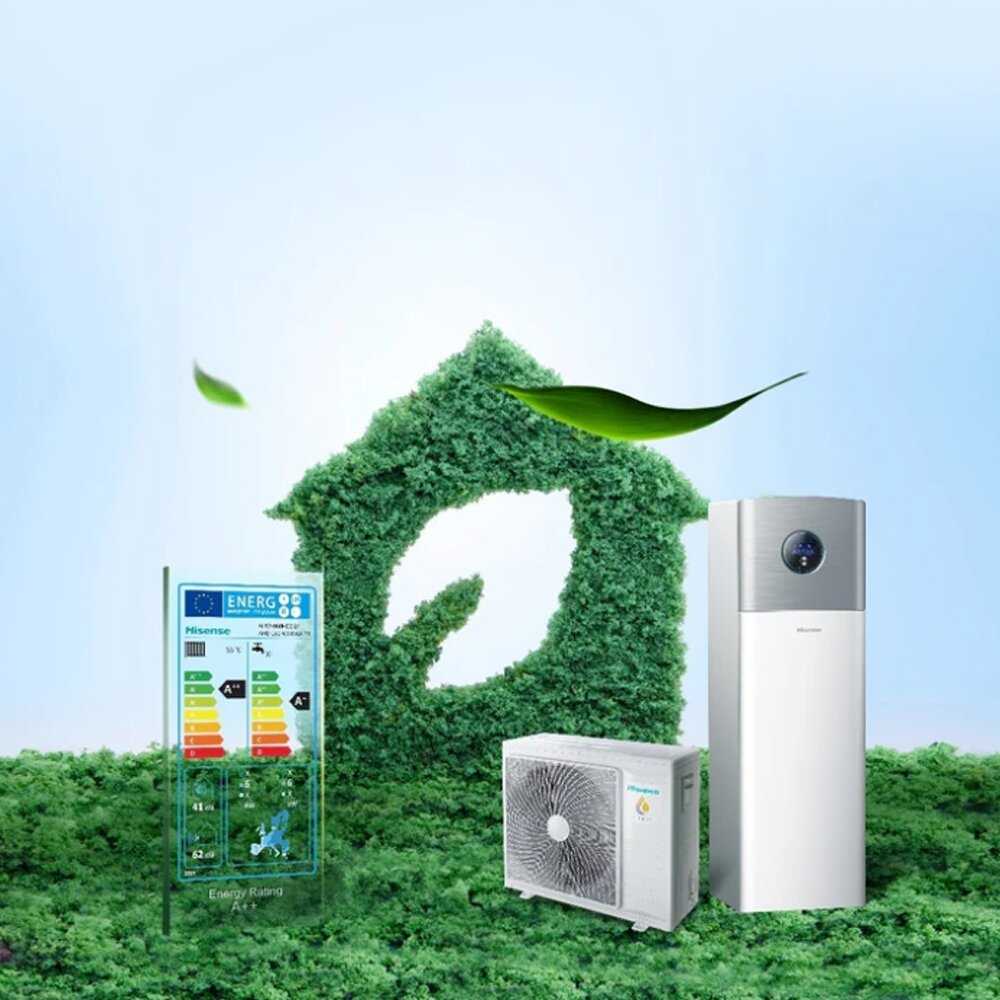 Šilumos siurblys oras vanduo 6,0kW su integruotu 230l boileriu Hisense AHW-060HCDS1 + AHS-060HCDSAA-23 (kompl.)