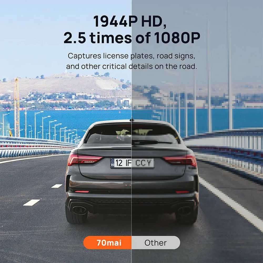 Vaizdo registratorius 70Mai Dash Cam M500 64GB