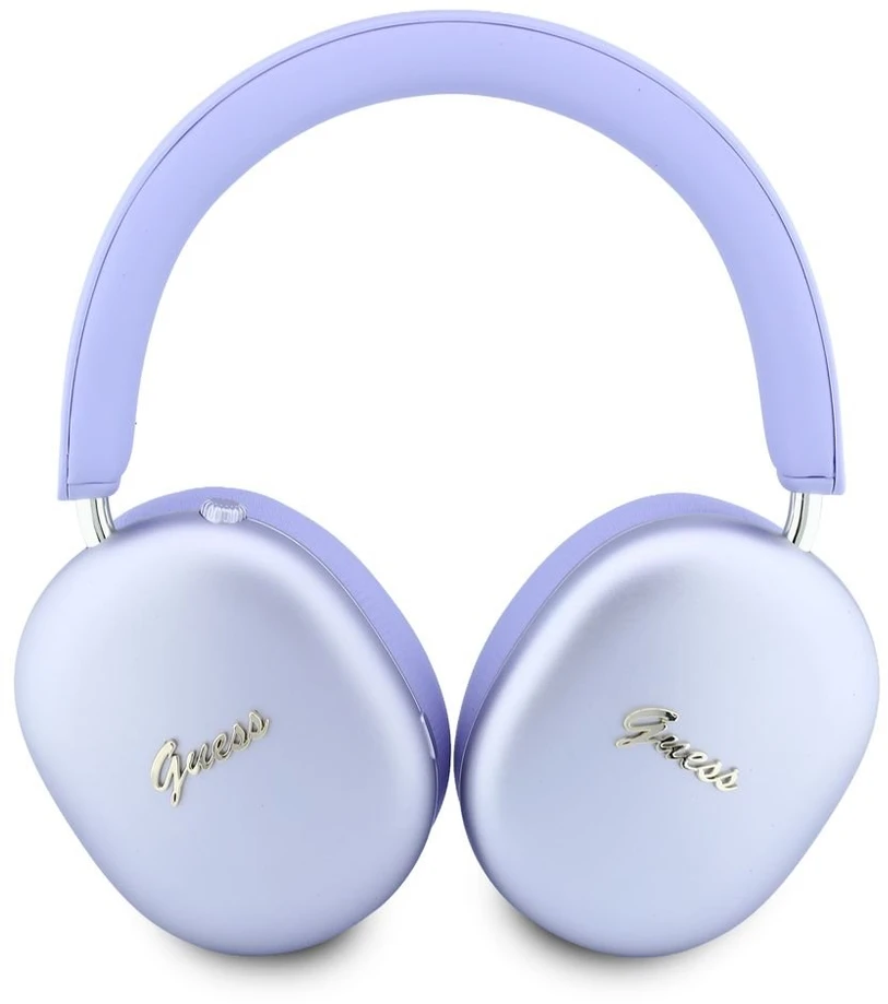 Guess Metallic Script Logo ENC belaidės ausinės, violetinės