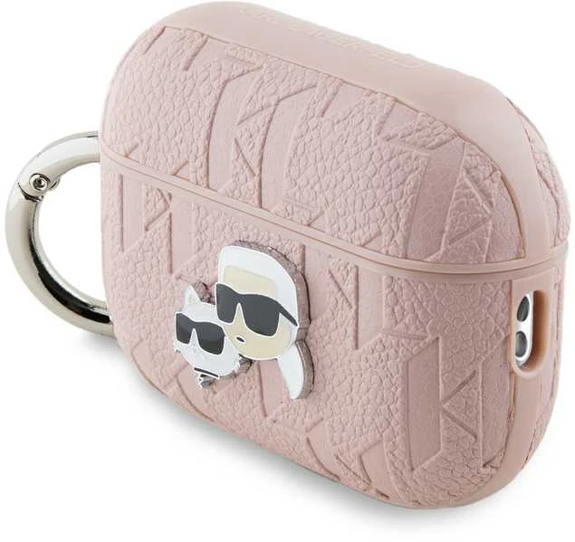 Karl Lagerfeld monograma „Karl & Choupette“ – „AirPods 3“ dėklas (rožinis)