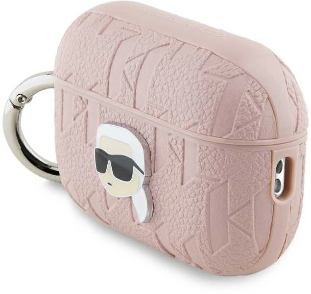 Karl Lagerfeld KLA3PGKIPP AirPods 3 dėklas rožinės spalvos Monogram Karl Head