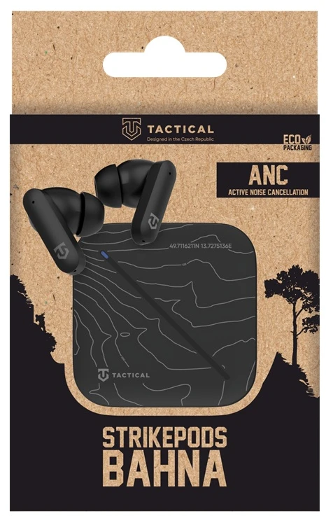 Belaidės ausinės Tactical StrikePods Bahna CrudeOil