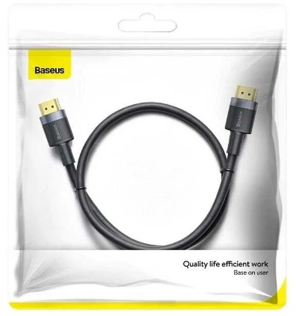 Kabelis Baseus Cafule 4K HDMI - HDMI 3m Juodas