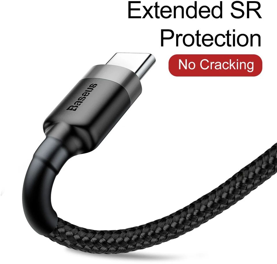 BASEUS USB A - USB C laidas, 2m