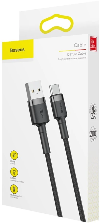 Baseus USB USB-C pakrovimo laidas | 2A/3m
