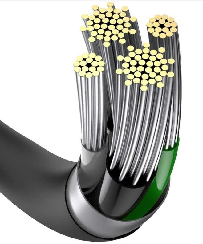 Baseus Superior Series USB - Lightning laidas 2.4A 2m - Juodas