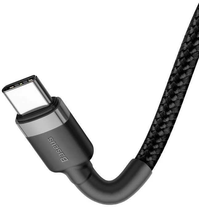Baseus Cafule kabelis USB-C PD 2.0 QC 3.0 60W 2m - Pilka / Juoda