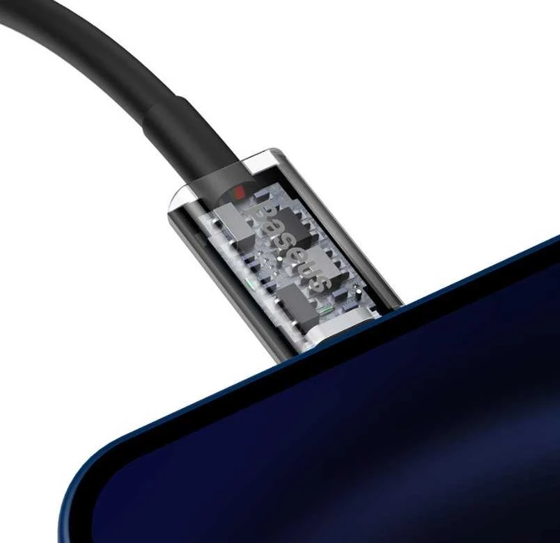 Baseus Superior serijos USB-C - Lightning kabelis 20W PD 1m - Juodas