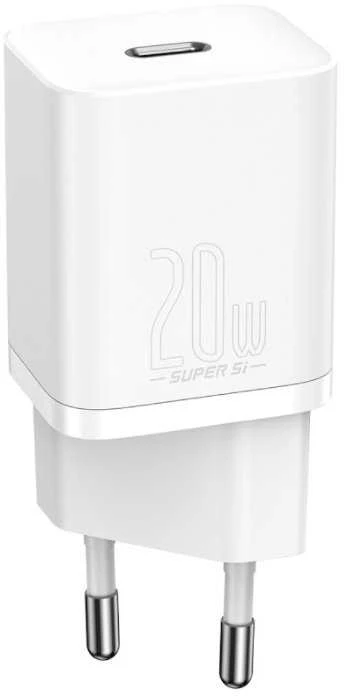 Baseus Super Si greitas įkroviklis 1C 20W - Baltas